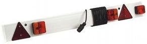 6ft Trailer Lighting Board With 9 Metres Cable + 7 Pin Plug (Inc Fog)