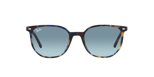 Image of Ray Ban Sunglasses for Women and Men - Elliott 0RB2197 - Designer Sunglasses with High-Bridge Fit and Crystal Lenses, Size 52