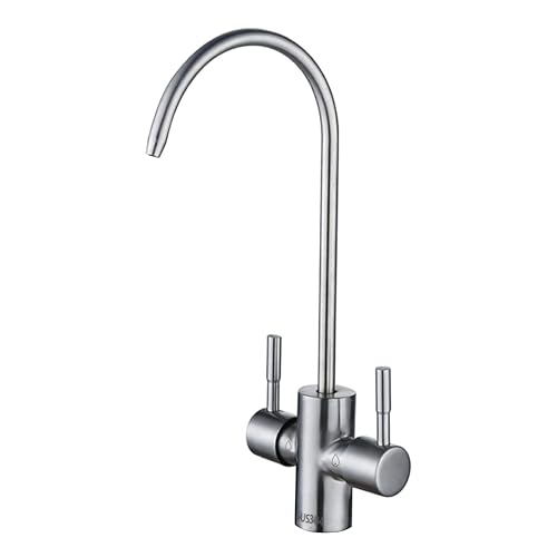 Rubinetto di prelievo per depuratori 2 Vie Shurity Primary 1/4” Acciaio Inox Satinato