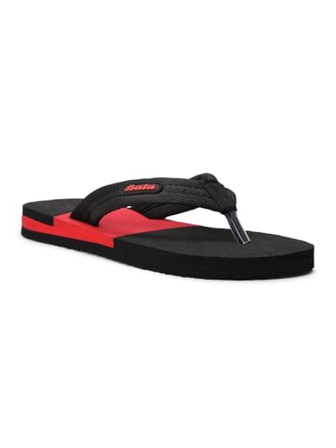 Image of Bata 8712 Jake E: Grey Casual Thong Slip-On Slippers for Men
