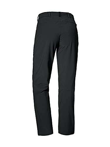 Schöffel Damen Pants Engadin1 Warm L, warme Wanderhose mit 4 Wege-Stretch, robuste Thermohose mit vorgeformtem Knie und verstellbarem Bund, Black, 40