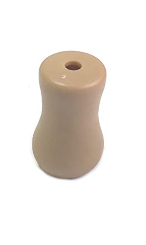 Image of Plastic Cord Tassel (Pull Cord /Cord Knobs /Drops Pull) for Blind /Shade- Clear, Grey, Brown, Black (5, Light Brown)