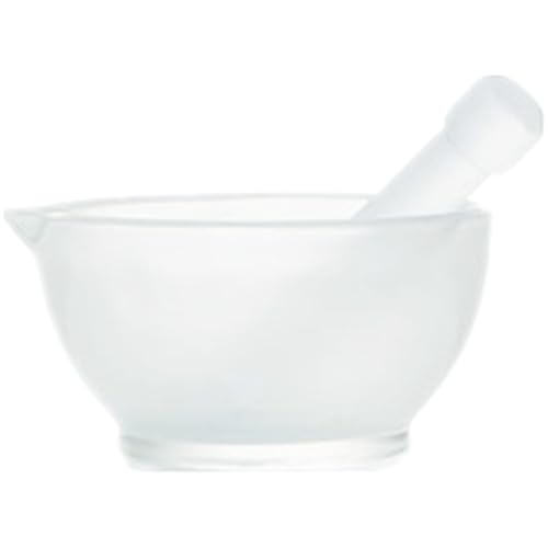 BESPORTBLE Glas Mörser mit Ergonomischem Stößel Haushalts Mahlschüssel für Gewürze und...