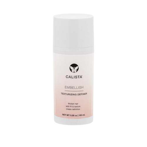 Calista EMBELLISH Hair Texturizing Definer Paste Instant Lift Volume & Texture Fibrous Formula with Aloe Zinc & Copper Lightweight Hold for All Hair Types 1 Count