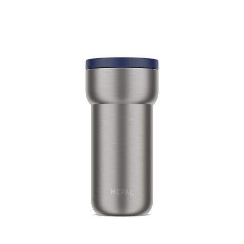 Mepal - Taza térmica Ellipse - 4 horas caliente y fría 8 horas - Taza térmica para viajes - Apta para llevar té y café - Se adapta a todos los portavasos - 375 ml - Azul vivo