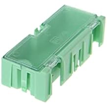 5Pcs Plastic SMT SMD Container Box Electronic Components Parts Storage Case with Transparent Lid