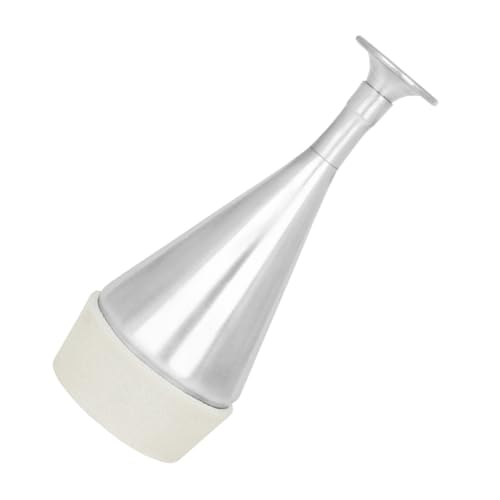Wakauto Aluminum Alloy Trumpet Mute Practice Mute for Horn Lightweight Durable Trumpet Accessory Easy Install for Quiet Practice
