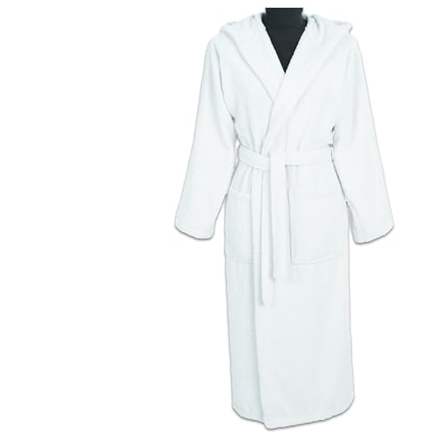 Albornoz de lujo con capucha Vency de algodón suave absorbente