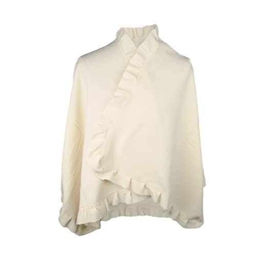 TOUTACOO, Poncho Capa Polar - Mujer (12-Crudo) Cover