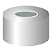 MACHEREY-NAGEL 70239 Crimp Neck Closure, N11, Aluminum, Silver, Hole, PTFE/Butyl/PTFE, Gr/Bg/Gr, 1.3 mm Diameter (Pack of 100)