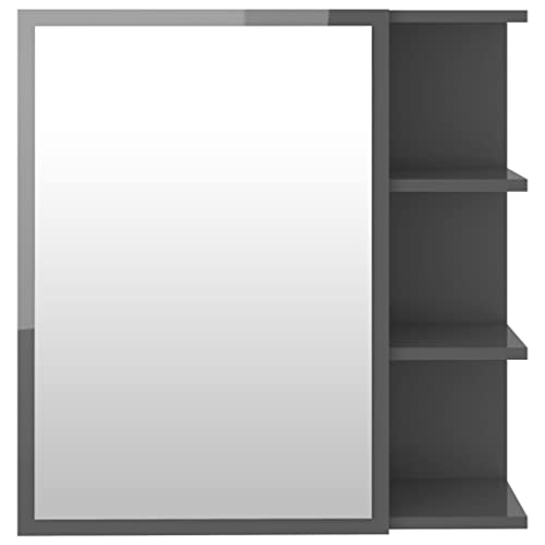 vidaXL-Armario-Espejo-de-Bano-Inodoro-Aseo-Muebles-Mobiliario-Almacenamiento-Estante-Decoracion-Adorno-Aglomerado-Gris-Brillo-625x205x64-cm vidaXL-Armario-Espejo-de-Bano-Inodoro-Aseo-Muebles-Mobiliario-Almacenamiento-Estante-Decoracion-Adorno-Aglomerado-Gris-Brillo-625x205x64-cm
