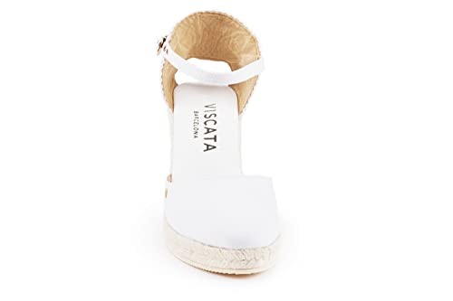 Image of VISCATA Satuna Women's Sandals Espadrille Canvas Buckle Wedges