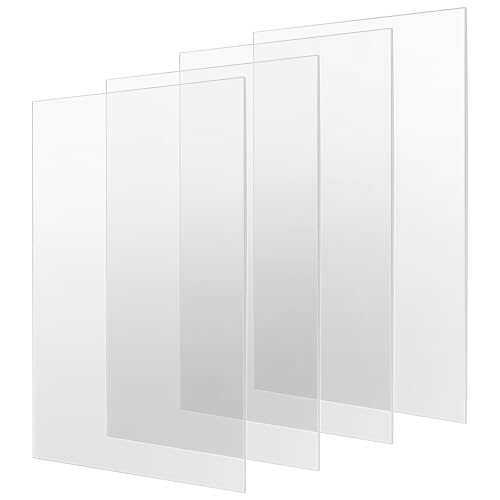 Feuilles acryliques transparentes A3 incassables de 3 mm d'épaisseur pour peinture et sérigraphie