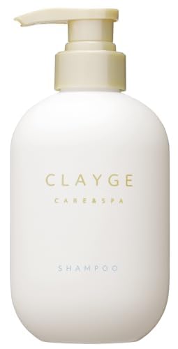 Clayge Smooth Shampoo for Oily Scalp Clay-Based Deep Cleansing & Moisturizing Hair Care Smooth Floral Musk Scent 16.91 fl oz / 500ml Pump Bottle Made in Japan
