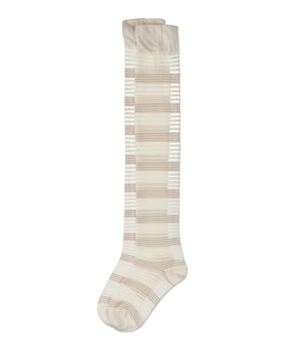 Image of MeMoi Women's Variegated Sheer Stripe Over The Knee Socks