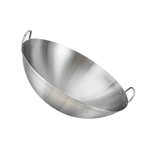 Wok de cocina de acero inoxidable con doble asa Zerodeko miniatura 1