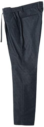 [ユナイテッドアローズ] デニムジャージ サイドシャーリング 1プリーツ パンツ 11141779043 7950 NAVY(79) M(46)