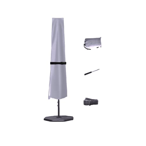 Coverfml Patio Umbrella Cover, Fit 7-13Ft Outdoor Parasol, 420D Protective Waterproof And Uv-Resistant, Market Umbrella Covers, With Rod And Package Bag. #TOP2