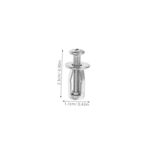 FUNOMOCYA Drywall Anchors 20pcs Metal Expansion Bolts Hollow Door Anchor Set Easy Installation