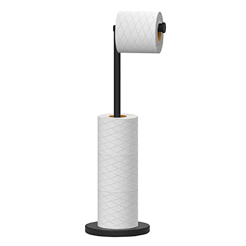 Topsky Free Standing Toilet Roll Holder, Stainless Steel Anti Rust Toilet Paper Holder for 4-5 Jumbo Rolls