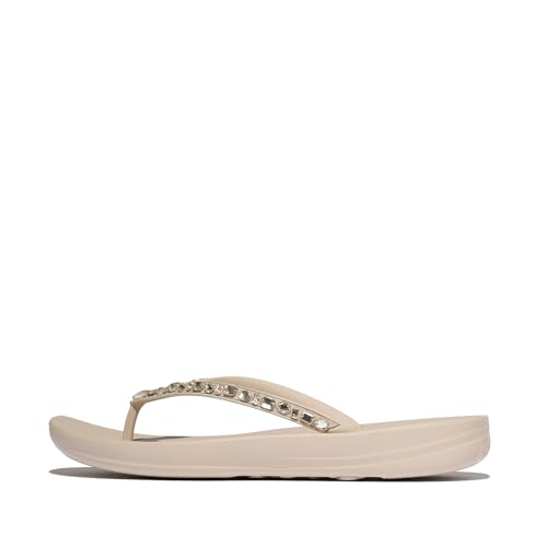Image of FitFlop Iqushion Multi-Crystal Ergonomic Flip-Flops