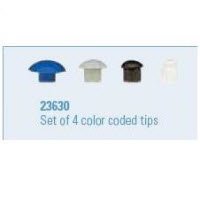 5667829 PT# 23630 Tip 4 Color Coded Sizes Set Microtymp 2 Ear Color Coded 4/Pk Made by Welch-Allyn