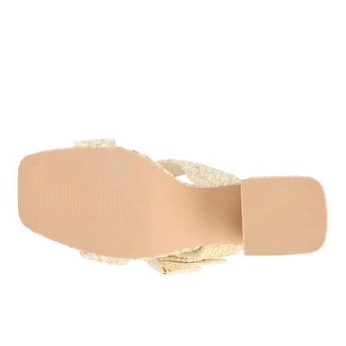 Image of BEACH by Matisse Womens Lucy Block Casual Sandals Casual High Heel 3 inch & Up