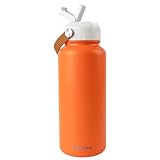 [18/8 Premium Edelstahl] - Unsere Wasserflaschen bestehen aus Premium 18/8 Edelstahl. BPA Free Food Water Flasche verhindert, dass der Geschmack für Erwachsene und Kinder geeignet ist
