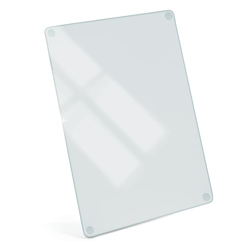 Wallfluent Salvapiano di Lavoro Protezione per Il Piano della Cucina Vetro temperato Resistente 60x52 cm