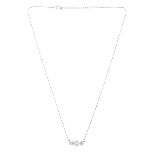Crystal Studded Pendant Necklace for Women - Birthday Anniversary Gift