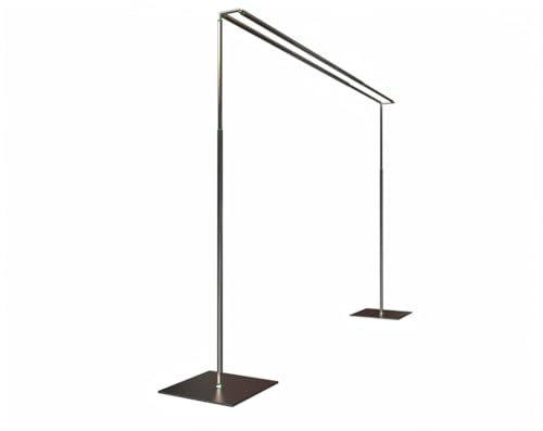 Adjustable Backdrop Stand Pipe Kit Heavy Duty Quick Set Up for Wedding&Party&Event&Photography&Show&Display (10FT x 10 FT Double Crossbar No Drape Include) But Not for Flower Walls/TVs/Heavy Items