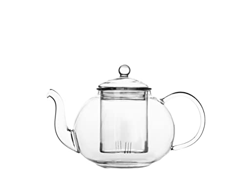Bredemeijer Verona Single-Walled Glass Teapot, 14.9 x 23 x 15.6 cm