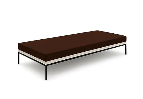 Image of ATOOTFUSION Orthopedic High-Density HR Foam Mattress | High-Resilience (HR) Dual-Sided Foam | Single Size Bed Mattress - 3-Year Warranty (Dark Brown, 72X35X2 Inches)