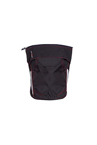 Grizzlyskin Schwarze Kniepolstertasche für Arbeitsshorts N2 (46-50) - Workwear Kniepolster für Kurze Arbeitshose einfach anzippen