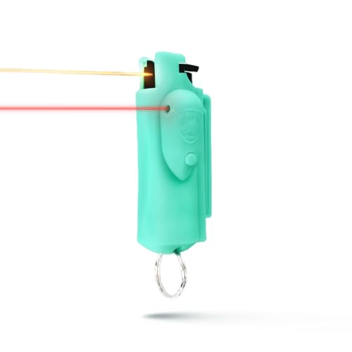 Guard Dog Security Pepper Spray Self Defense for Women, Men, OC Spray, AccuFire World’s Only Laser Sight Pepper Spray Keychain with Belt Clip for Quick Access, 16 Feet Range
