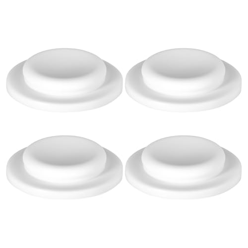 IKOPFLN Set de 4 Juntas de Silicona para Biberones Philips Avent Natural – Compatibles con Botellas de Vidrio y Plástico – 5,2 cm – Reutilizables, Esterilizables, Sin BPA