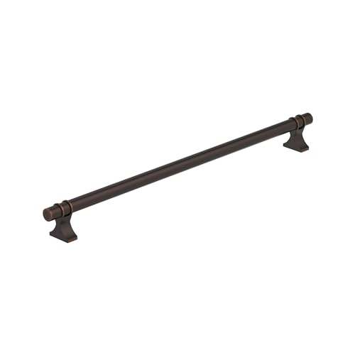 Image of Amerock Davenport 12-5 /8 inch (320mm) Center-to-Center Oil-Rubbed Bronze Cabinet Pull, BP36698ORB