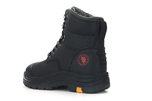 ROCKROOSTER Work Boots for Men, 8 inch, Steel Toe, Oiled Leather Boots, Static Dissipative, Breathable, Quick Dry, Anti-Fatigue, AK232 AK2452