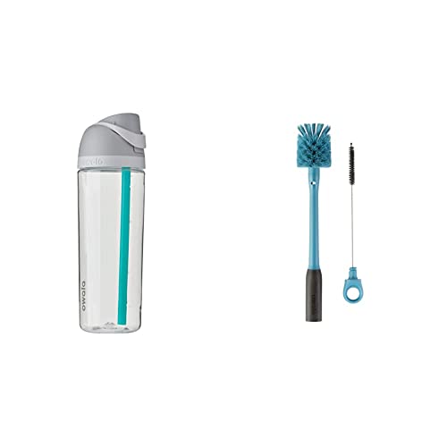 Owala FreeSip Tritan 25 Oz Water Bottle with Straw + Bottle Brush and Straw Brush - image 1