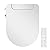 IYTATA Electric Bidet Toilet Seat, Round, Warm Water with Air Dryer, Heated Seat and Slow Close Lid, Front and Rear Wash, LED Nightlight, Wireless Remote, White, 101D