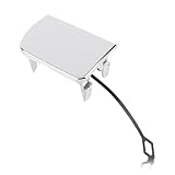 CARBBIA 1668852323 Rear Bumper Tow Hook Cover Cap Chrome Silver Compatible with Mercedes-Benz GLS/GLE 2013 2014 2015 2016 2017 2018