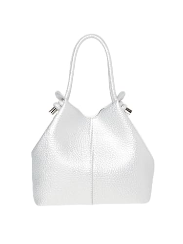 [ユナイテッドアローズ グリーンレーベル リラクシング] EMMEL REFINES＞EM チューブハンドル ソフト 2WAY バッグ 66326000006 0700 SILVER(07) FREE