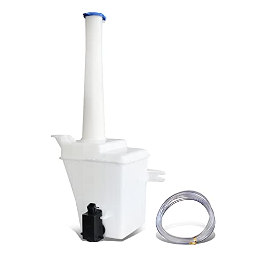 DNA Motoring OEM-WT-HY1288135 Factory Style Car Windshield Washer Fluid Reservoir Assembly Compatible with 2001-2006 Santa Fe