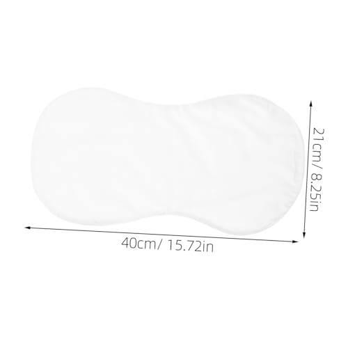 3Pcs Blank Sublimation Burping Cloths DIY Heat Transfer Burp Cloths Double Materials for Skin for Spit Up Towel2