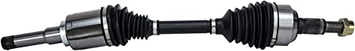 Image of Detroit Axle - 2.4L Front CV Axle Shafts for 2010-2017 Chevrolet Equinox GMC Terrain 2011 2012 2013 2014 2015, 2 CV Axle Shafts Assembly Replacement