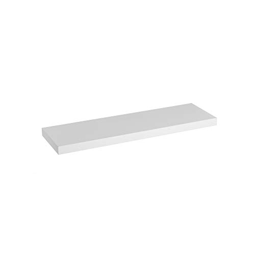 Estante de Pared de Madera MDF Blanco de 80 cm - LOLAhome