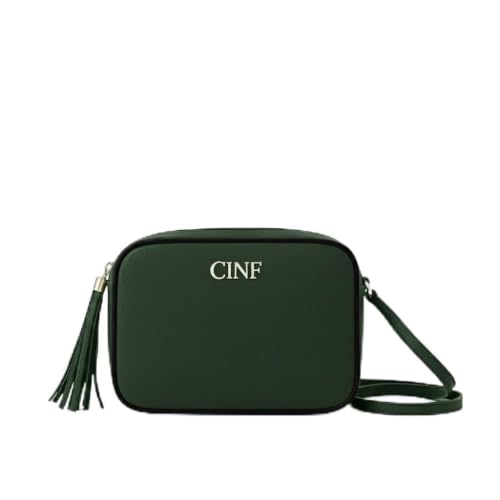 Bolsa Feminina Pequena Transversal Alça ajustável (Verde Militar)