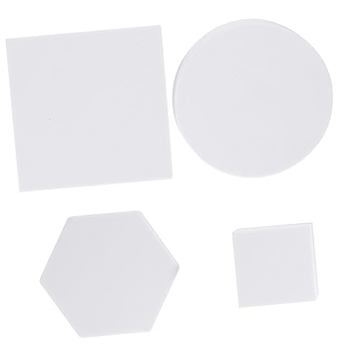 4pcs Cube Photo Lane Trucco Rossetto Fotografia Geometrica Sfondo Accessori Gioielli Decorazione Geometria Cubo Puntelli Modellazione Schiuma Polimero Ornamenti Bianco