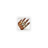 Todenb Chunky Gold Rings for Women，Open Stackable Tiger's Eye Stone Statement Rings Set Silver Vintage Knuckle Ring Fashion Chunky Jewelry Accessories StyleD