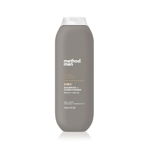 Method Men 2-in-1 Shampoo + Condtioner, Cedar + Cypress, 14 Ounces.